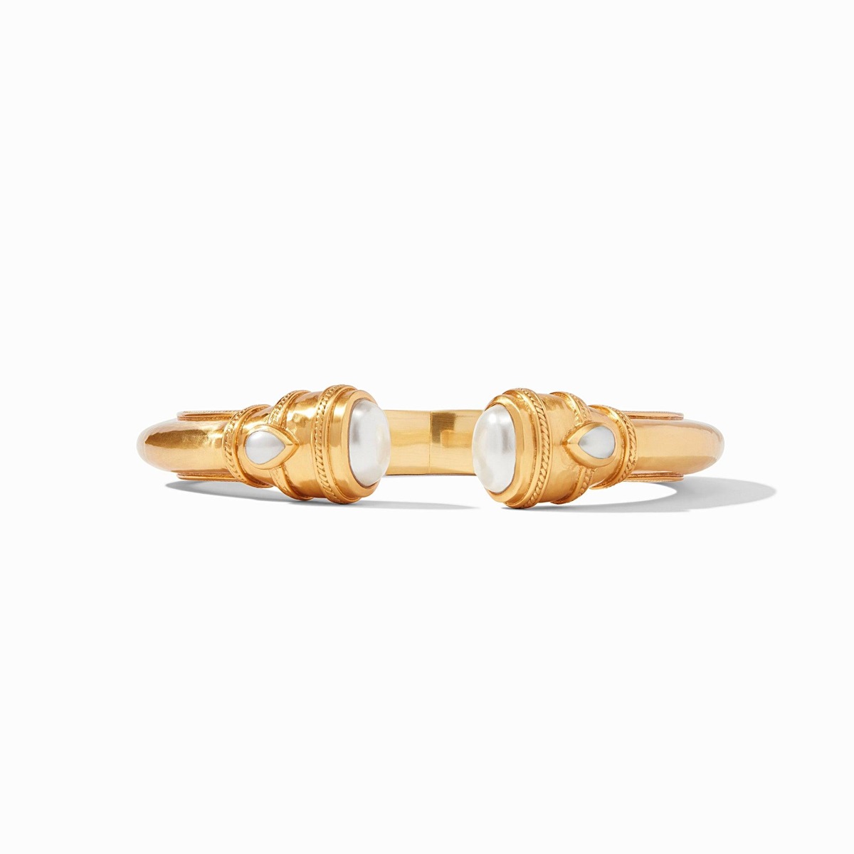 Julie Vos Cannes Pearl Demi Cuff - yacht club cocktail attire Julie Vos Cannes Pearl Demi Cuff - yacht club cocktail attire