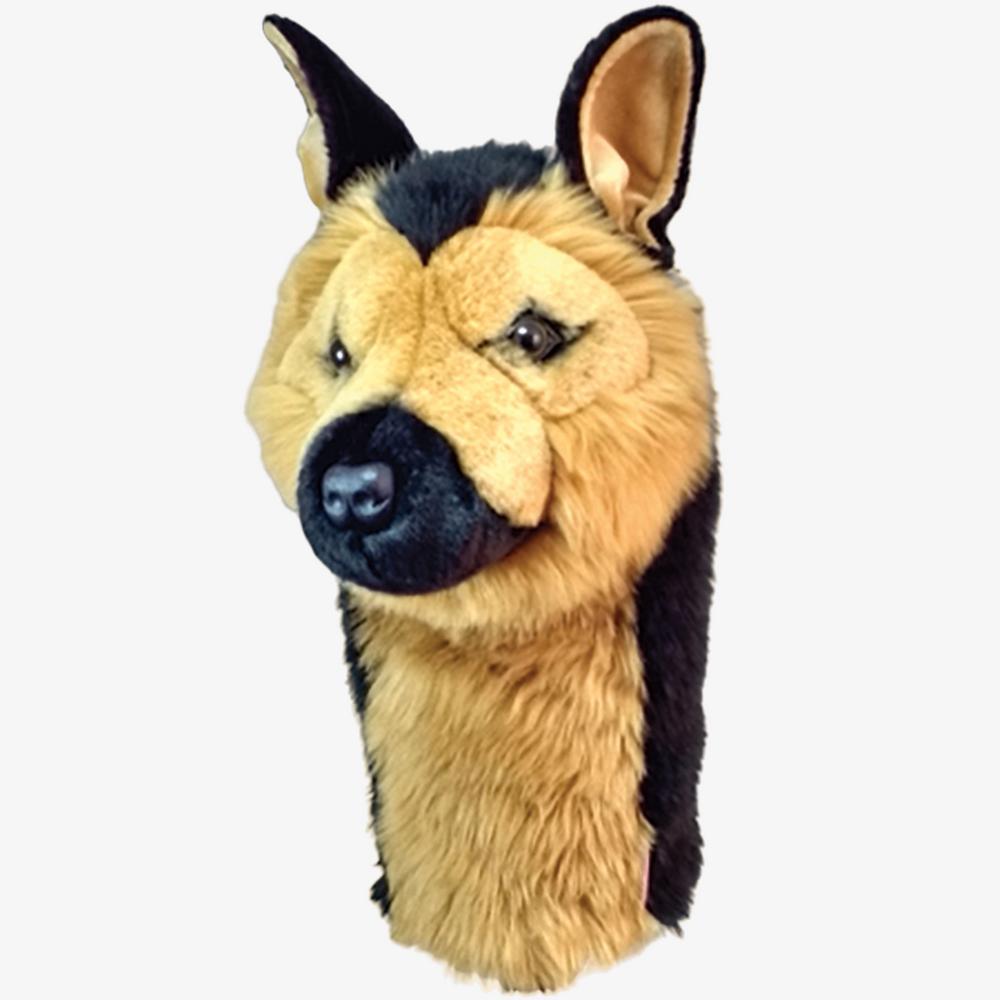 German Shepherd plush golf club headcover