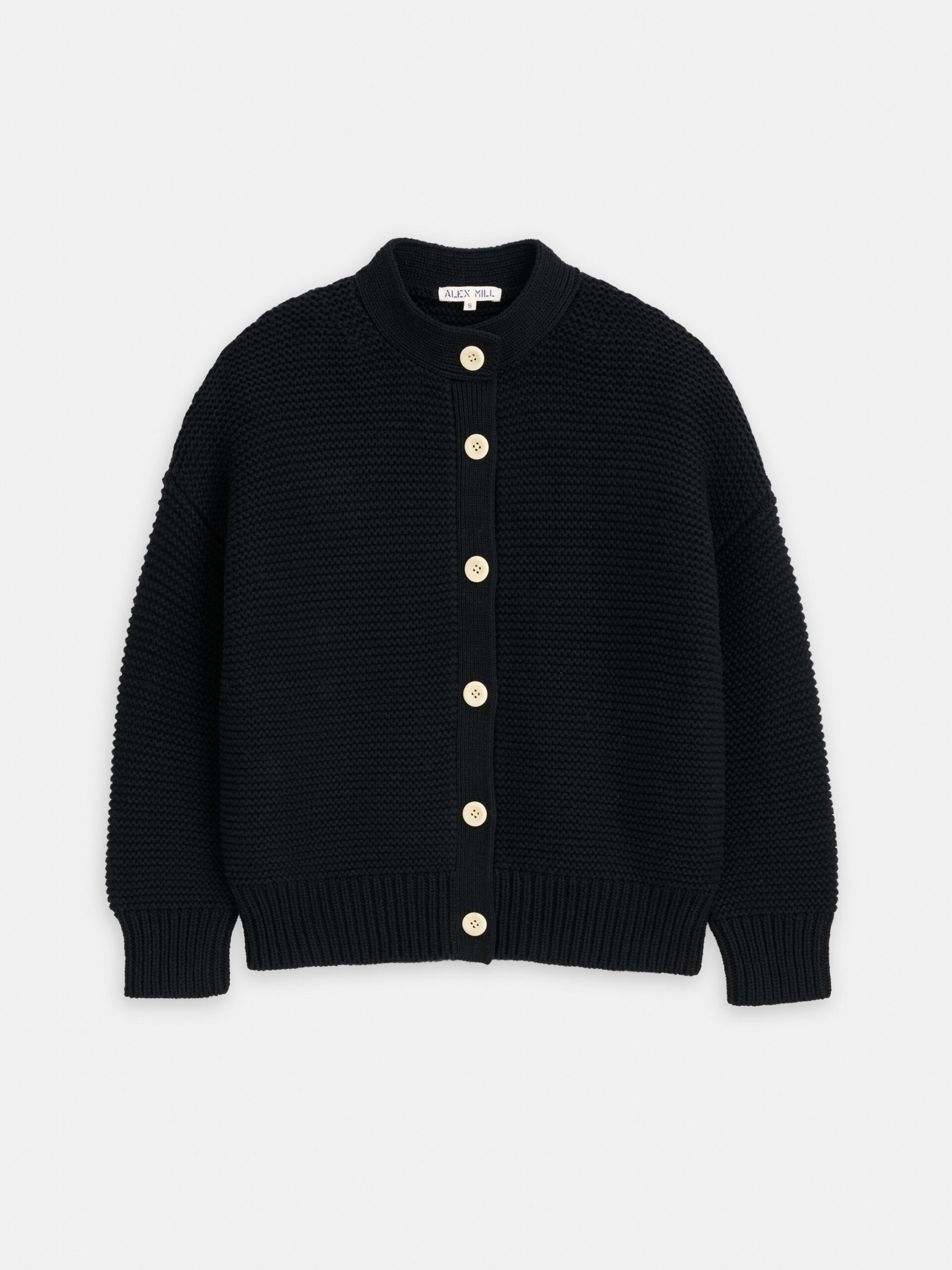 Alex Mill Nico Cotton Cardigan in Black - Cabo travel guide