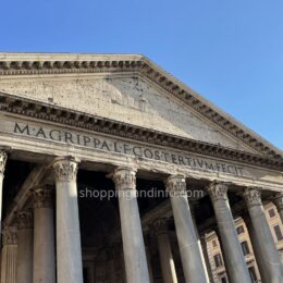 rome pantheon portico detail