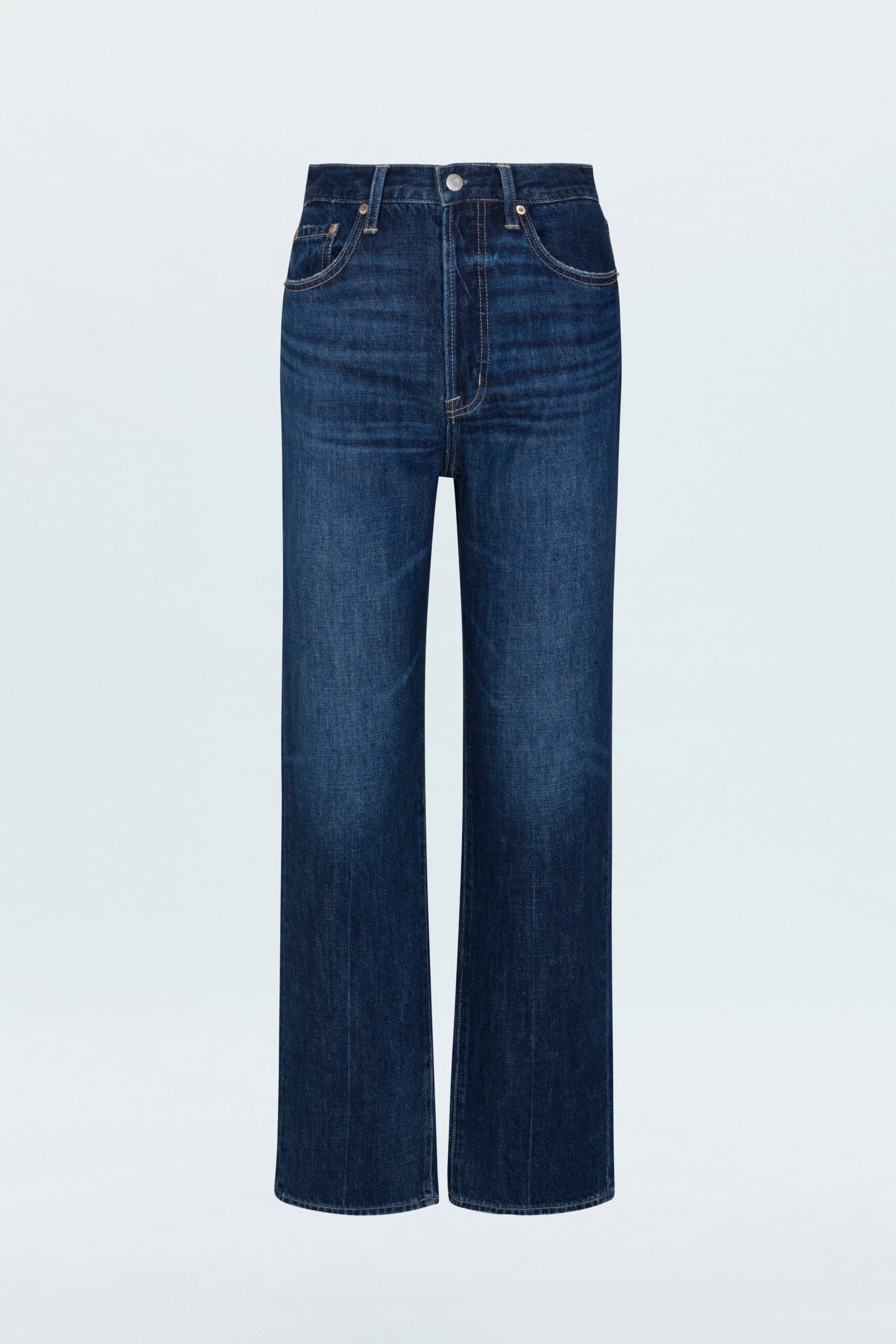 Straight-leg jeans: Pistola Cassie Super High Rise Straight Jeans in Cultivate