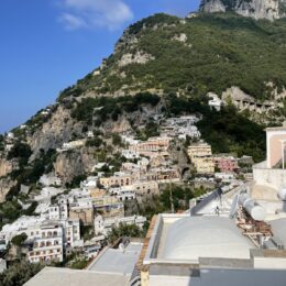 Amalfi Coast hillside houses