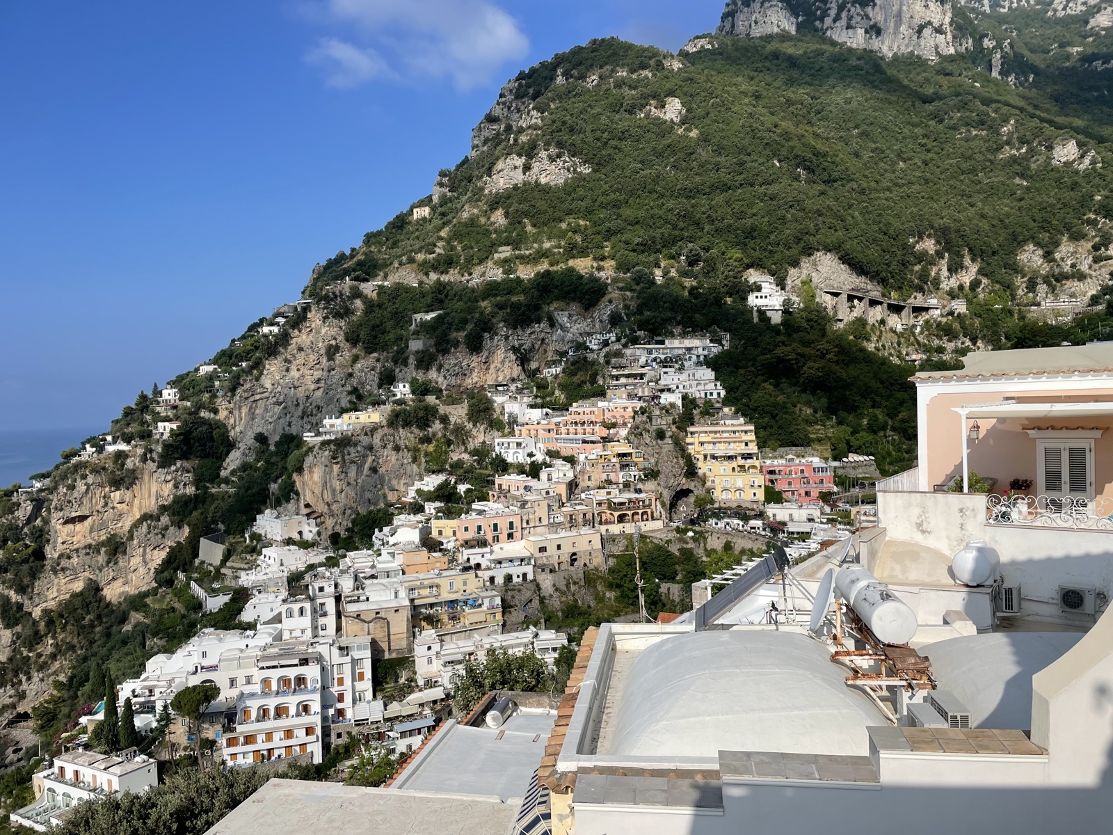 Amalfi Coast hillside houses
