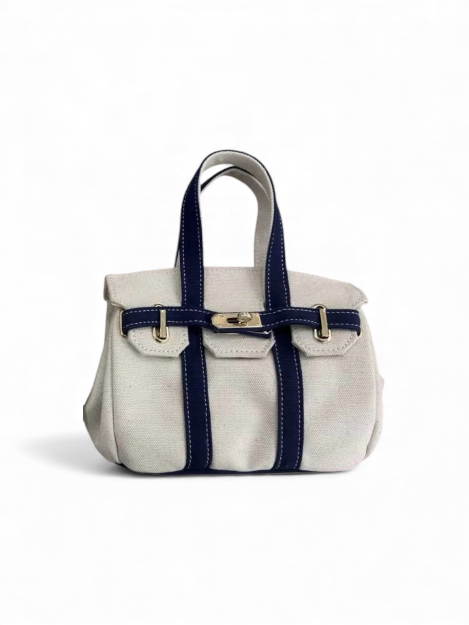 The Mini Boatkin Canvas Tote Bag in Navy
