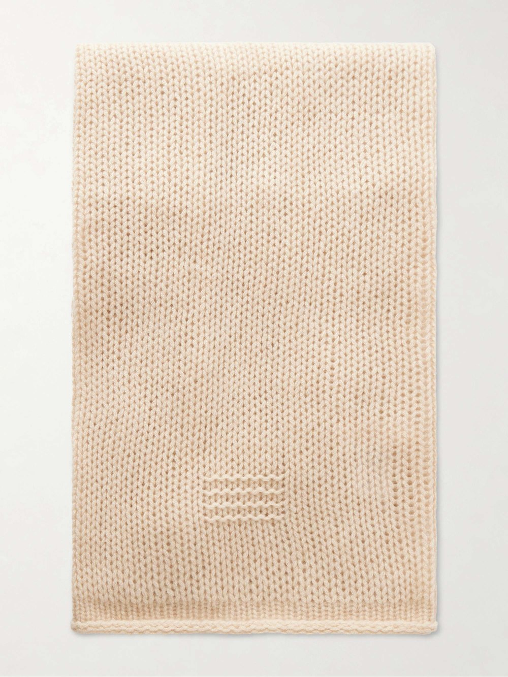 Guest in Residence The Blanket ribbed cashmere scarf in sand