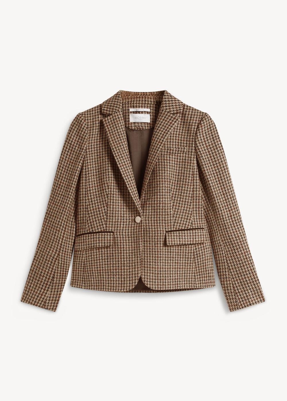 Hobbs Petite Adeline Wool Jacket - petite clothing and proportion guide