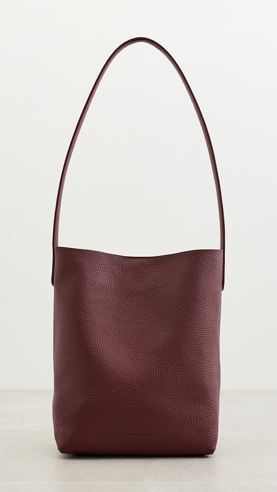 Claret pebbled leather Small Everyday Cabas by Mansur Gavriel