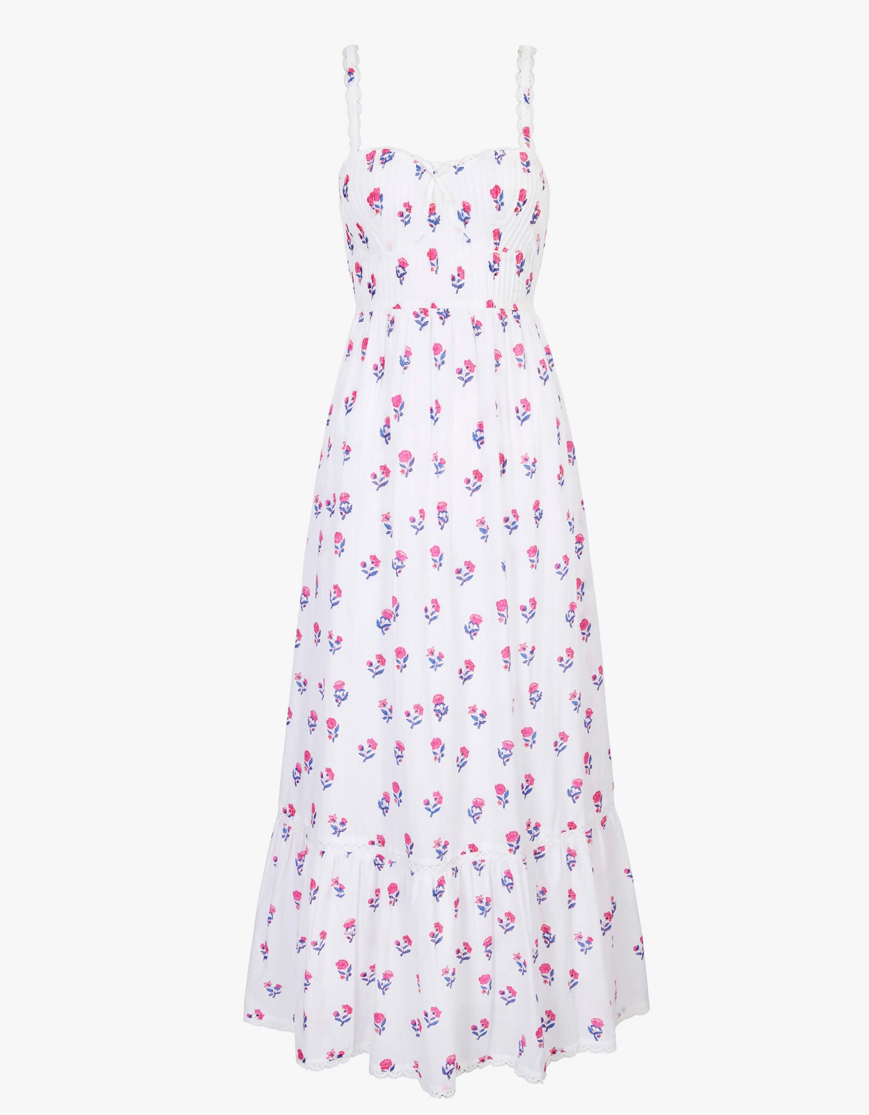 Pink City Prints Jaipur Ditsy Malibu Dress - Cabo resort outfits