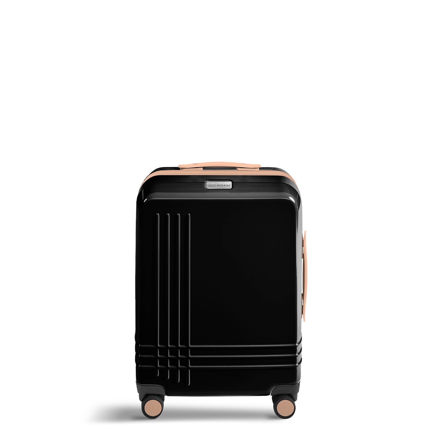 ROAM Large Carry-On Suitcase in London Black and Tan ROAM Large Carry-On Suitcase in London Black and Tan