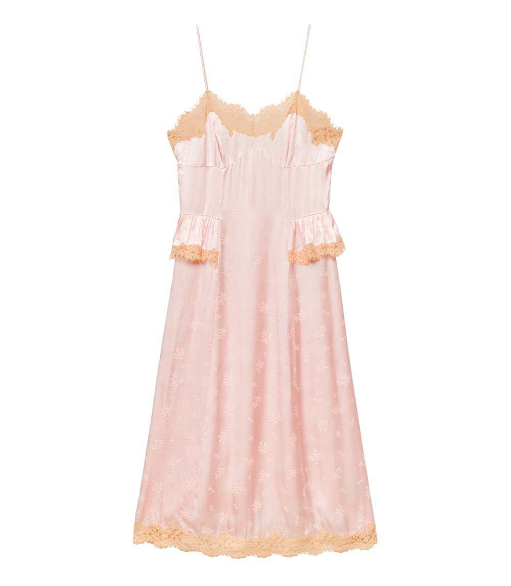 Lise Dress in Nectarine for the Welcome Dinner