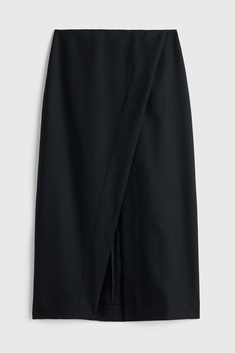 Apiece Apart Origami Skirt in Black - Palisades Village lunch outfits