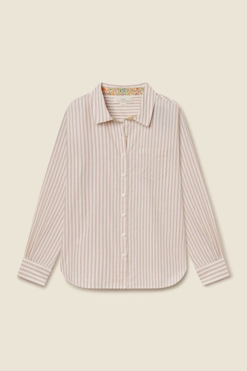 TROVATA Gracie Shirt in Carmel Stripe - Paris fall guide