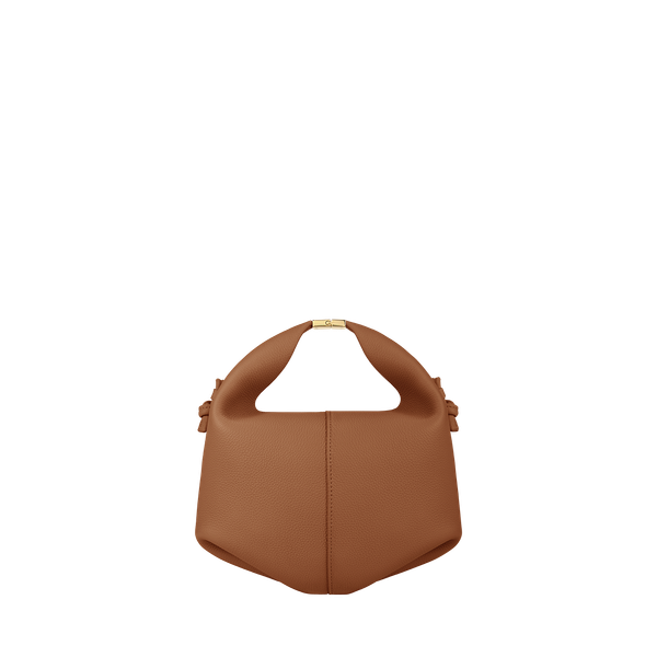 Rich-looking minimalist handbags: Polène Béri Bag in Camel Textured Leather Rich-looking minimalist handbags: Polène Béri Bag in Camel Textured Leather