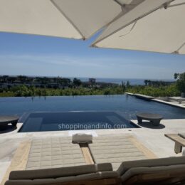 Pool and ocean view in Cabo, Mexico