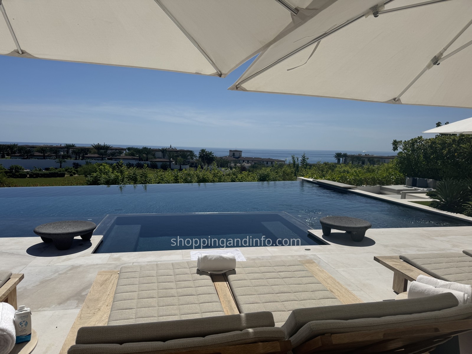 Pool and ocean view in Cabo, Mexico