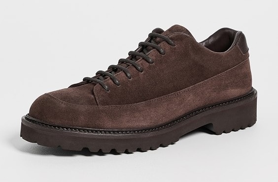 Common Projects dark-brown Hiker Low Piuma suede sneakers