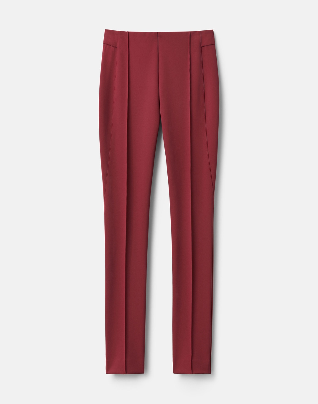 Lafayette 148 Petite Gramercy Pant in Sedona Red - petite clothing and proportion guide
