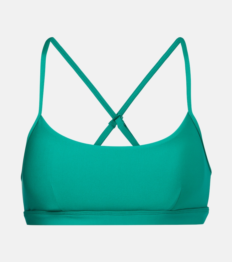Alo Airlift Intrigue Sports Bra in Green