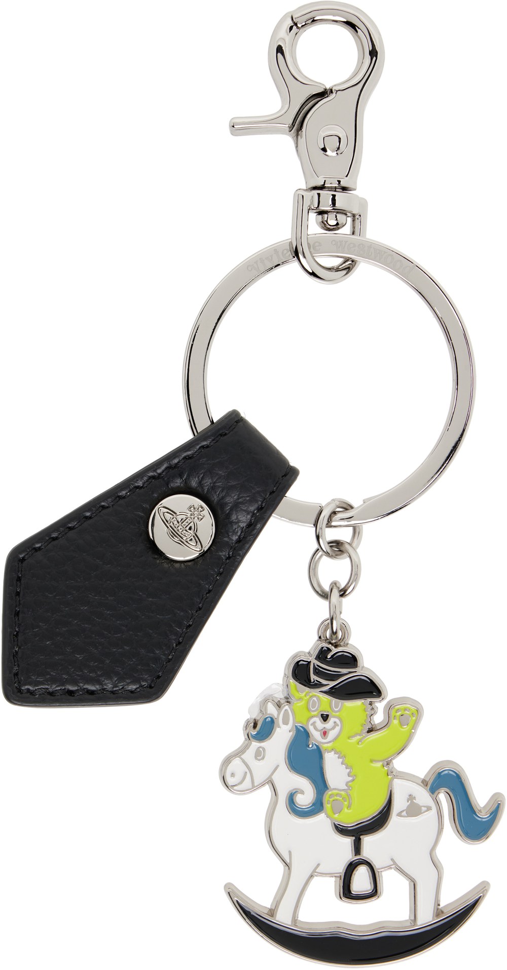 Vivienne Westwood Rocking Horse Teddy multicolor keyring