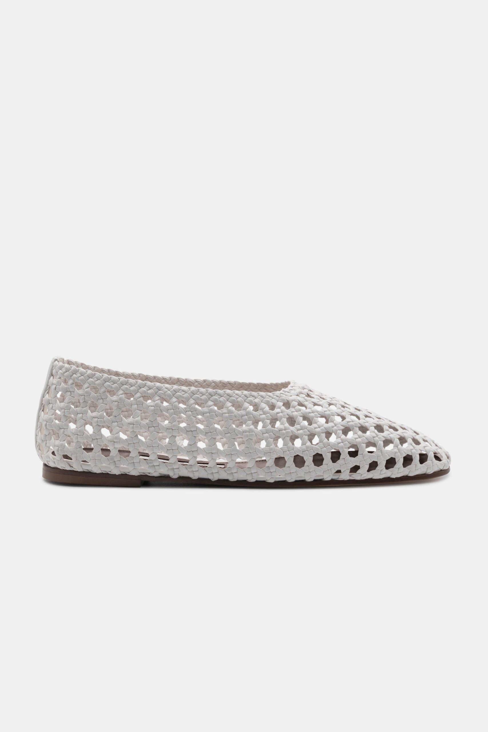 White woven ballet flats - Emme Parsons High Throat Ballerina in Optic White Woven - best ballet flats and Mary Janes White woven ballet flats - Emme Parsons High Throat Ballerina in Optic White Woven - best ballet flats and Mary Janes