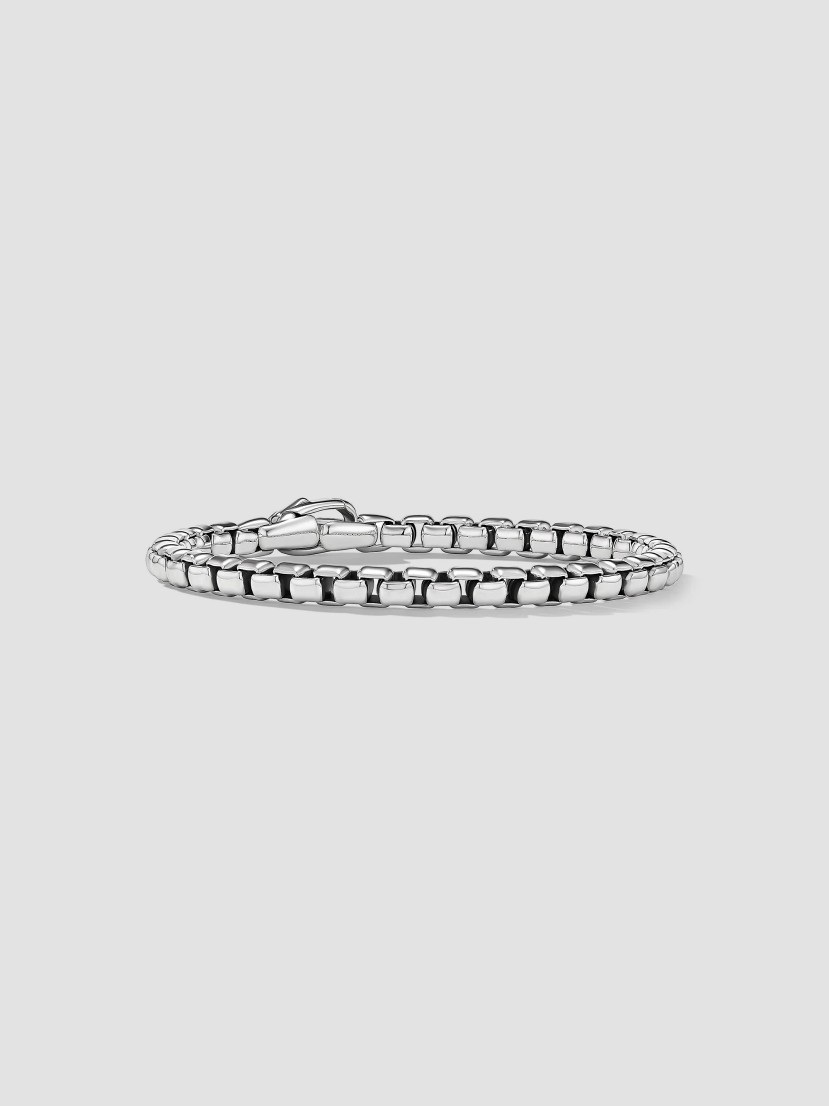 Sterling Silver Box-Chain Bracelet - David Yurman - gifts for him Sterling Silver Box-Chain Bracelet - David Yurman - gifts for him