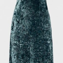 Ulla Johnson Astra Jadeite crushed-velvet midi dress