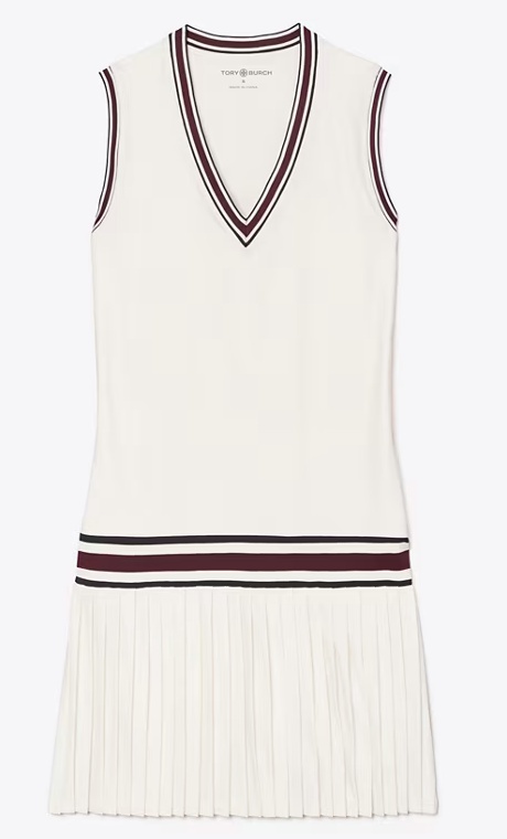Tory Burch pleated tennis dress