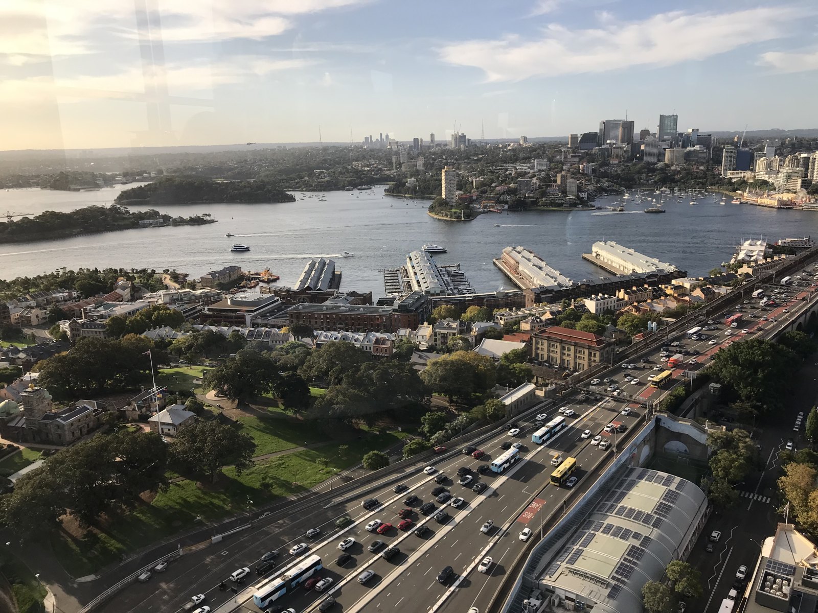 Sydney Harbour Bridge aerial view