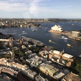 Sydney Harbour and Opera House view