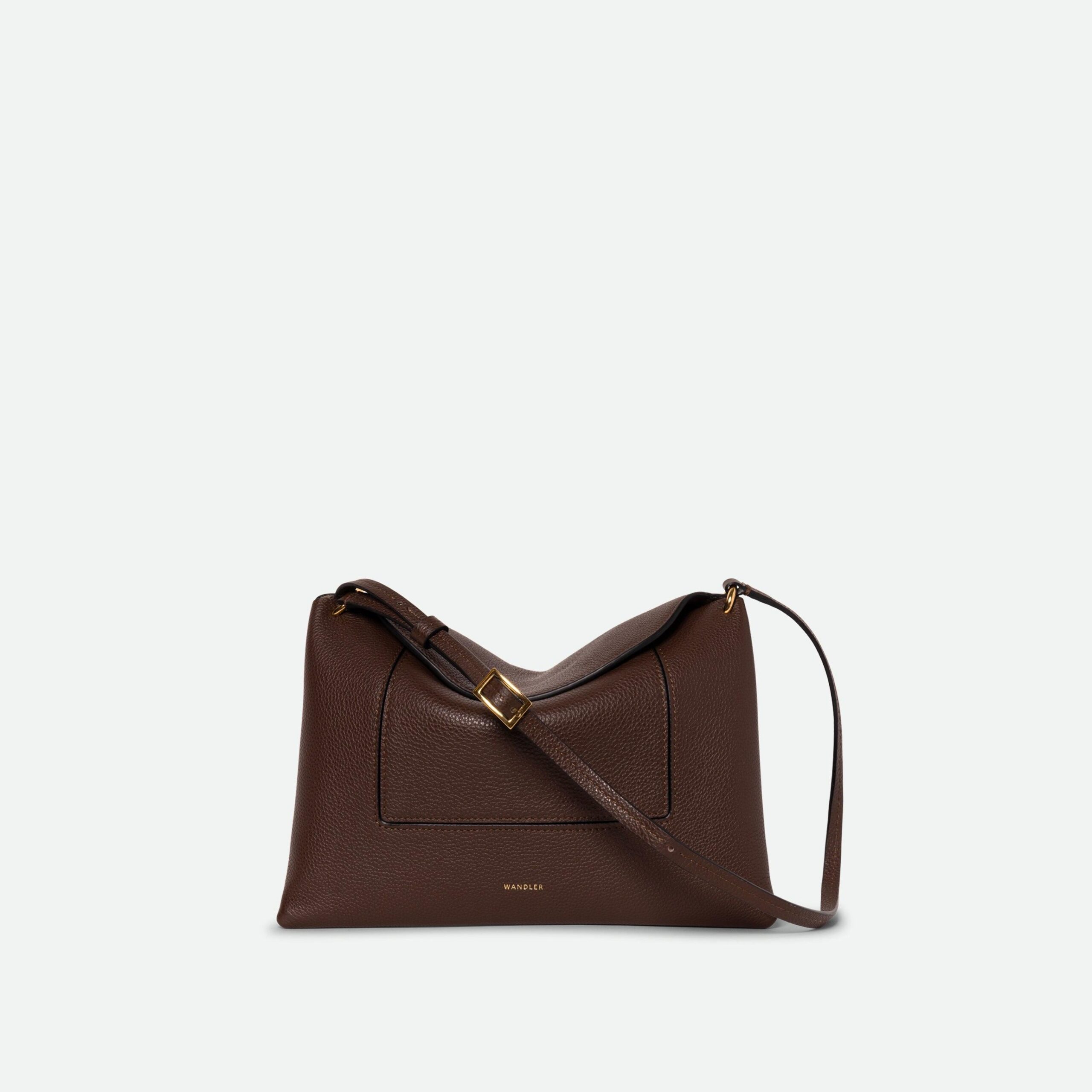 Wandler Penelope Slouch in Coffee Crust - designer crossbody bags