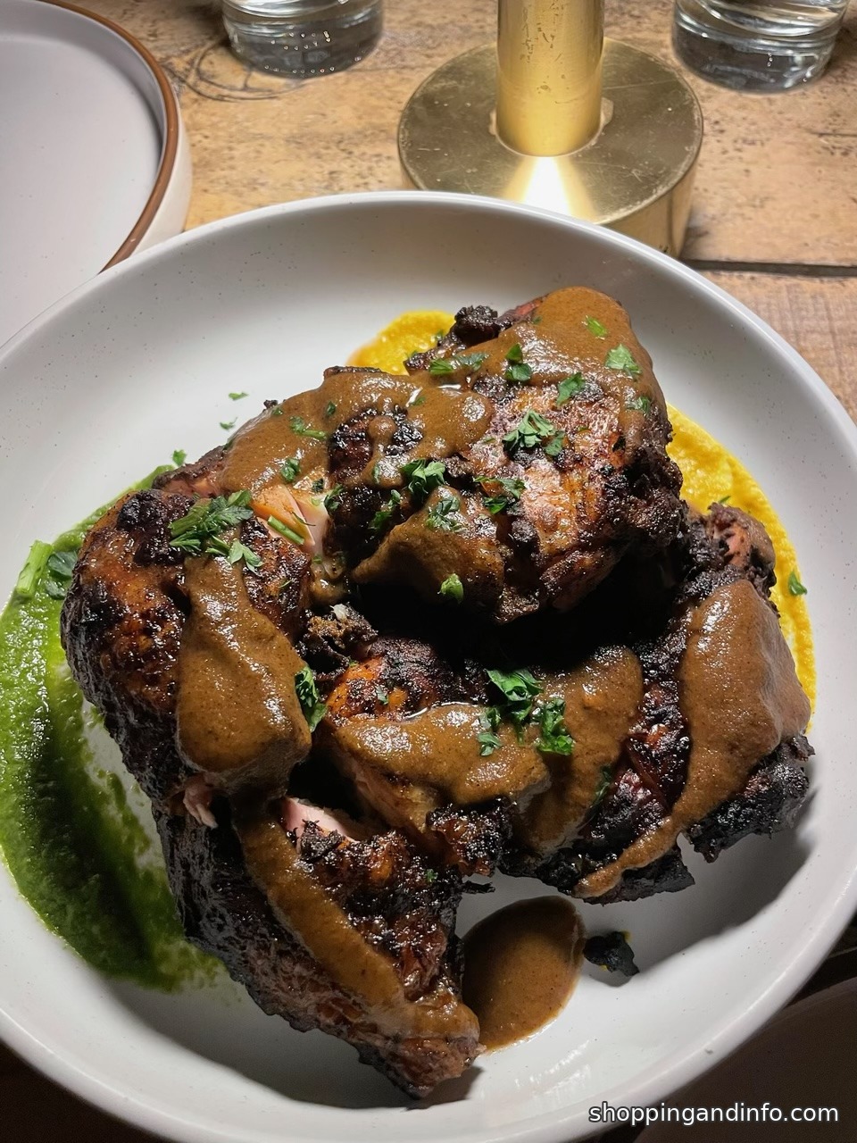 Joshua Tree dinner weekend: a plated restaurant dish from my Kitchen in the Desert visit