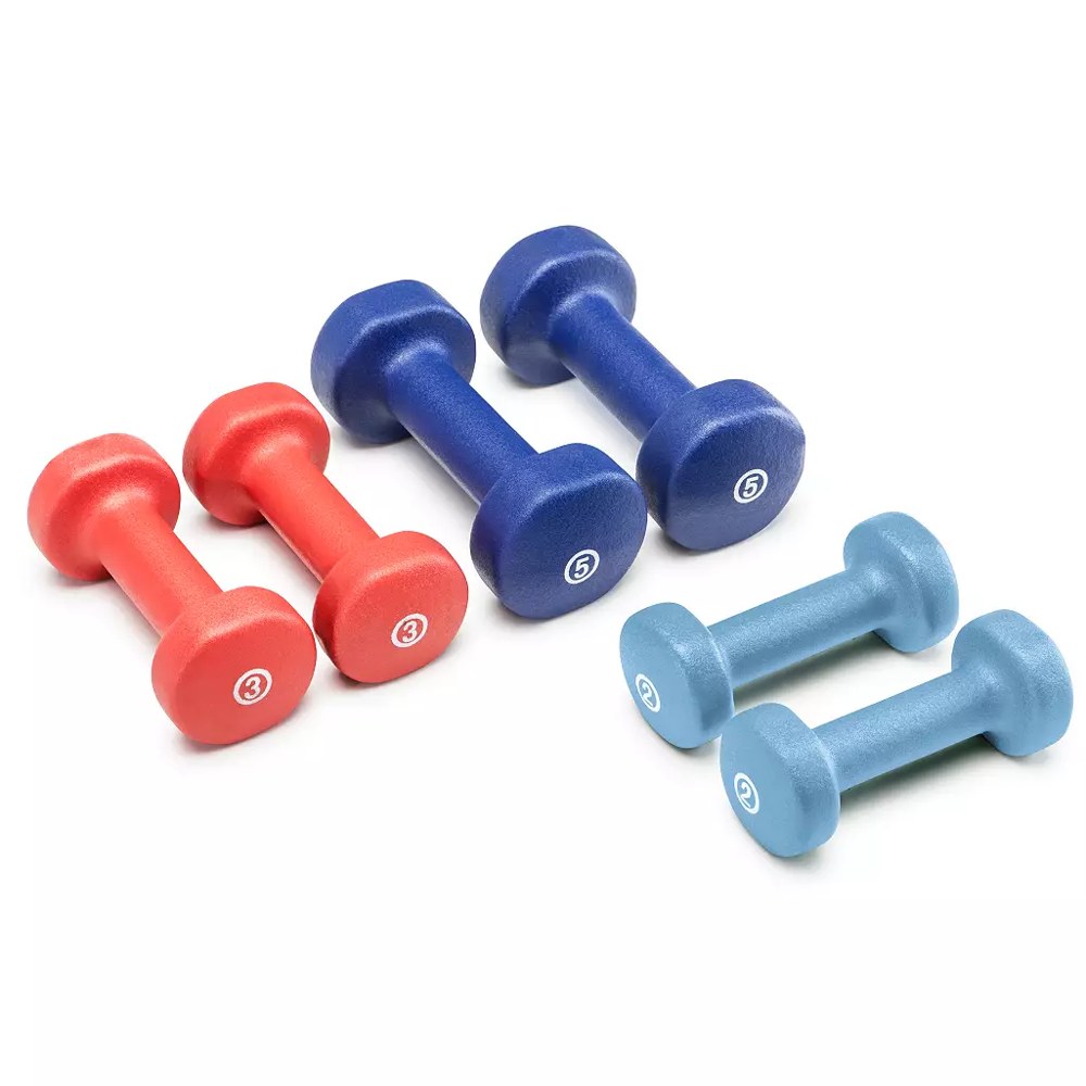 Marcy 3-pair neoprene dumbbell set