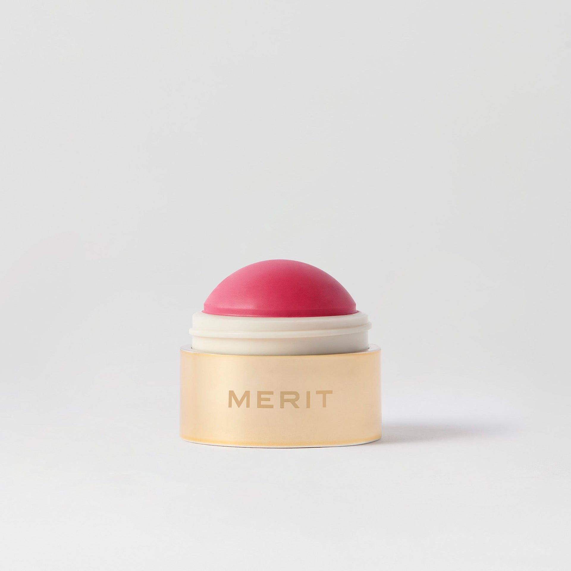 MERIT Flush Balm Cream Blush shown in Le Bonbon