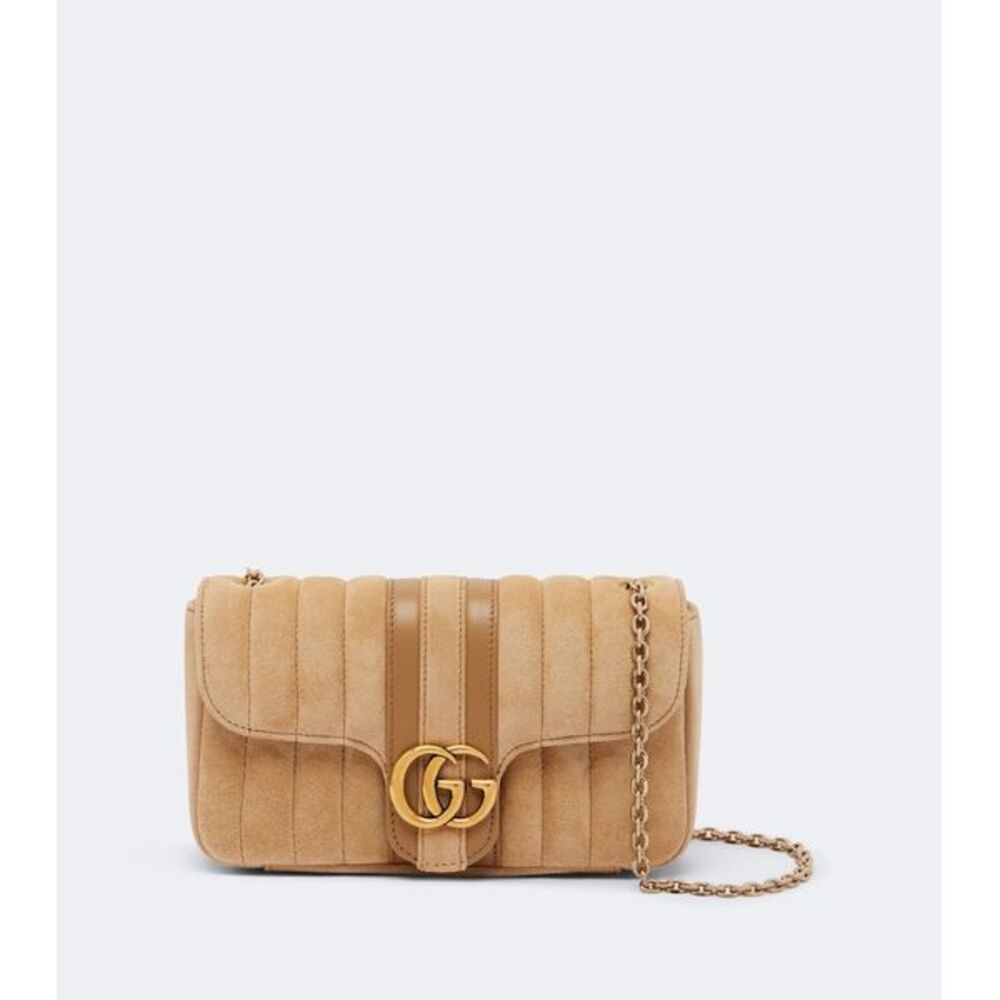 Gucci GG Marmont Mini Suede Shoulder Bag