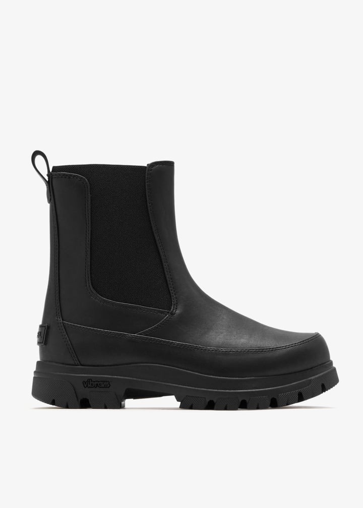 Black Daystorm Chelsea Boots with Lug Soles