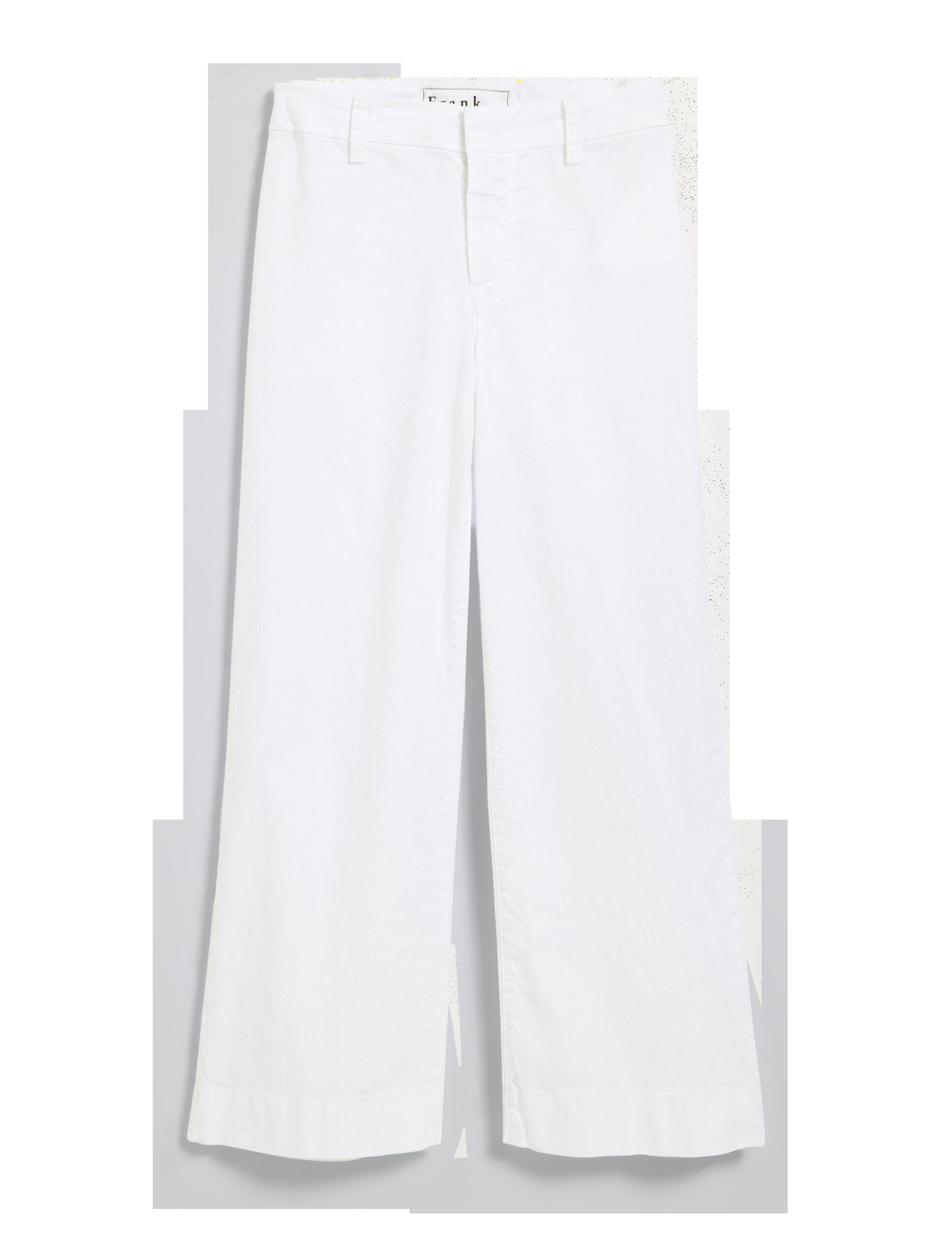White wide-leg linen trousers - Everyday Style Picks
