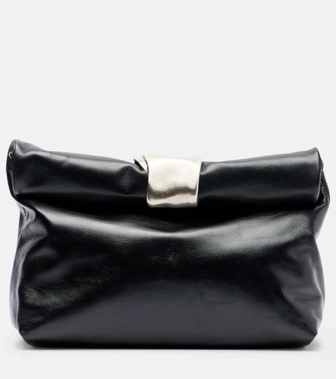 Date night outfits: Staud Cuff Leather Clutch in Black Date night outfits: Staud Cuff Leather Clutch in Black