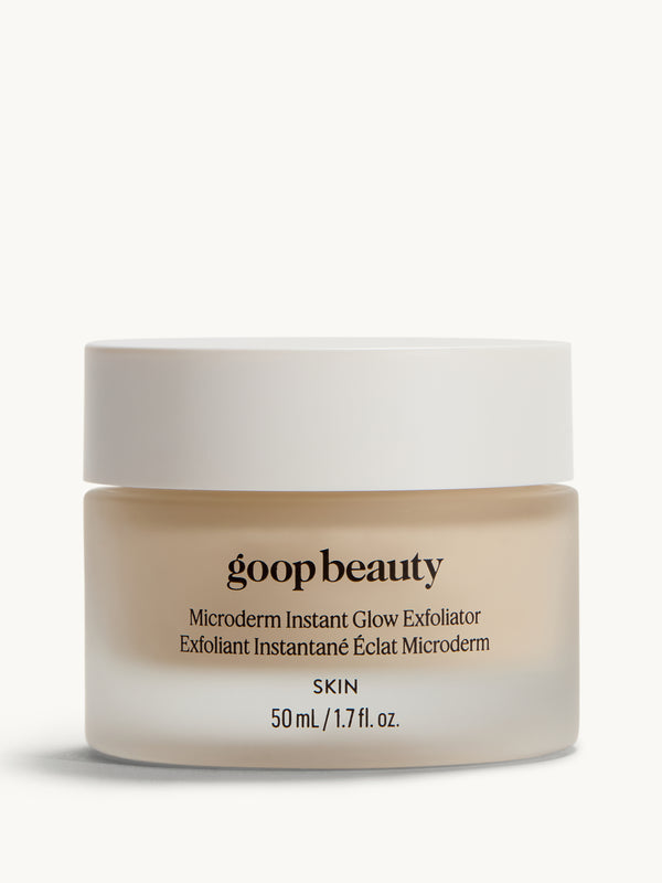 goop Beauty Microderm Instant Glow Exfoliator jar, 50 ml