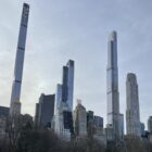 NYC holiday travel skyline from Central Park