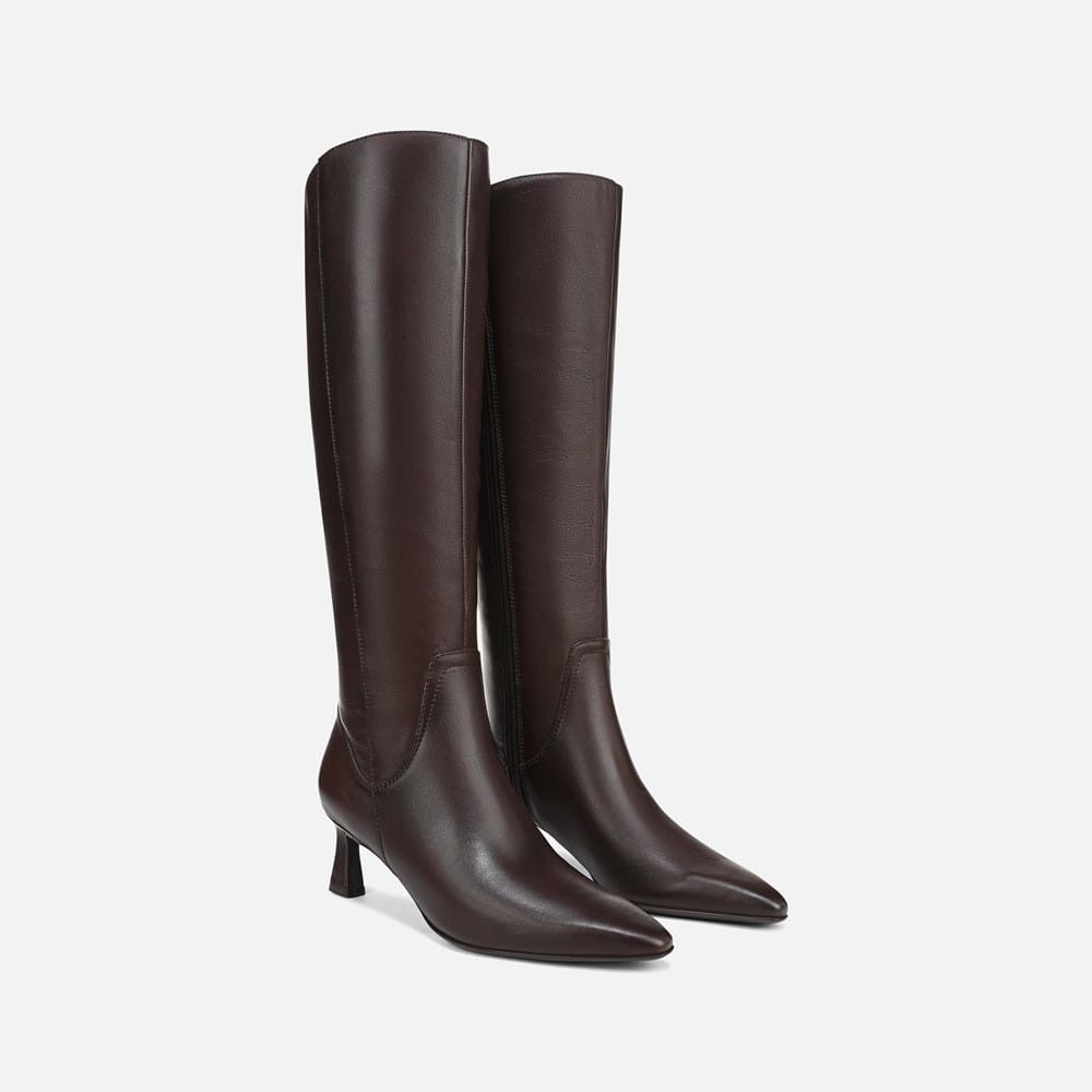Naturalizer Deesha chocolate wide-calf knee-high boots