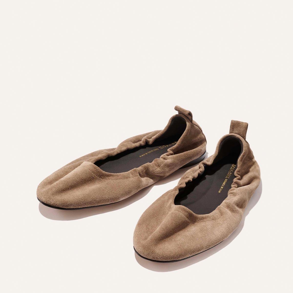 Soft suede ballet flats - Margaux The Pascale in Cappuccino Suede - best ballet flats and Mary Janes Soft suede ballet flats - Margaux The Pascale in Cappuccino Suede - best ballet flats and Mary Janes