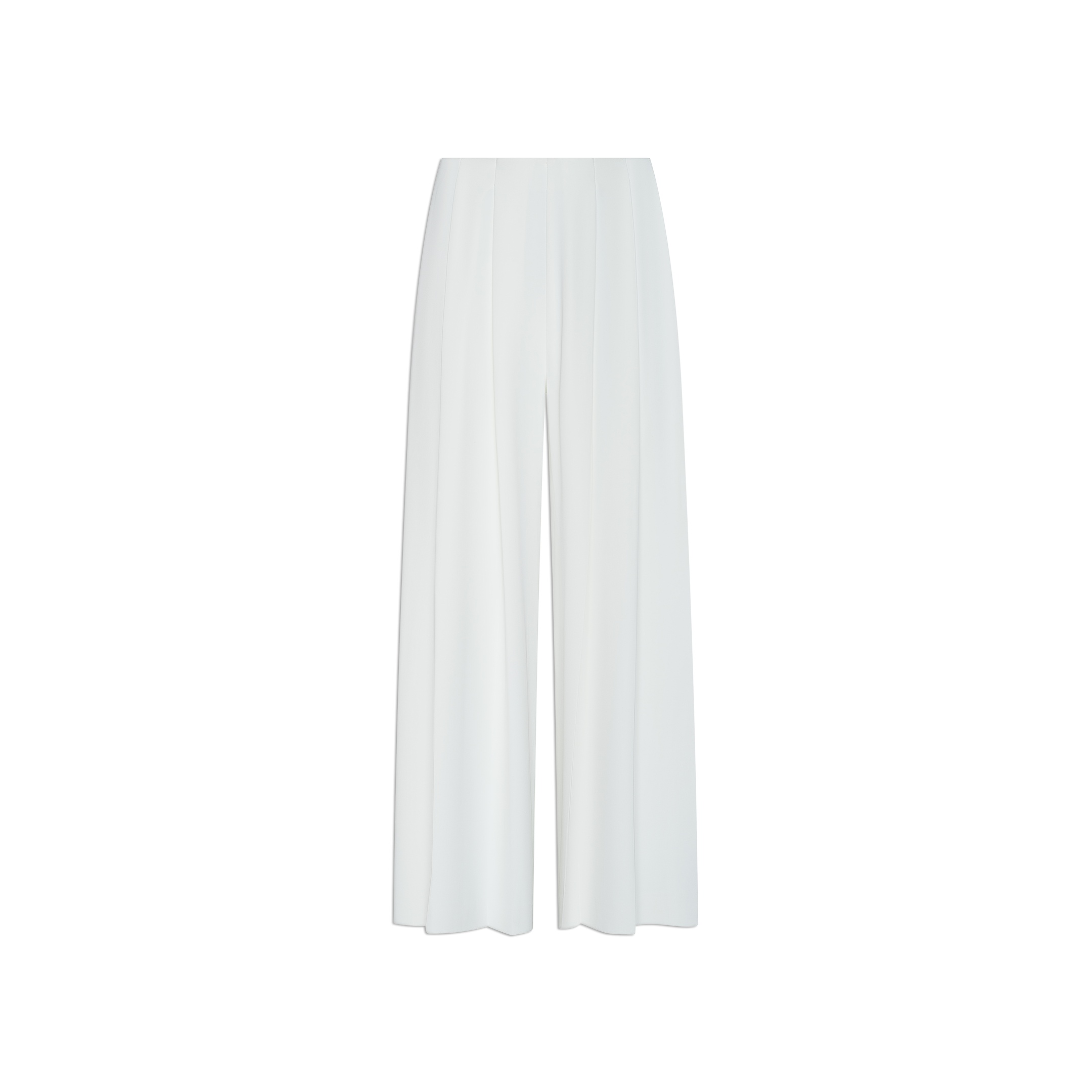 L'AGENCE Novalynn Cropped Pleated Pant in White - Kaitlyn Meade outfits