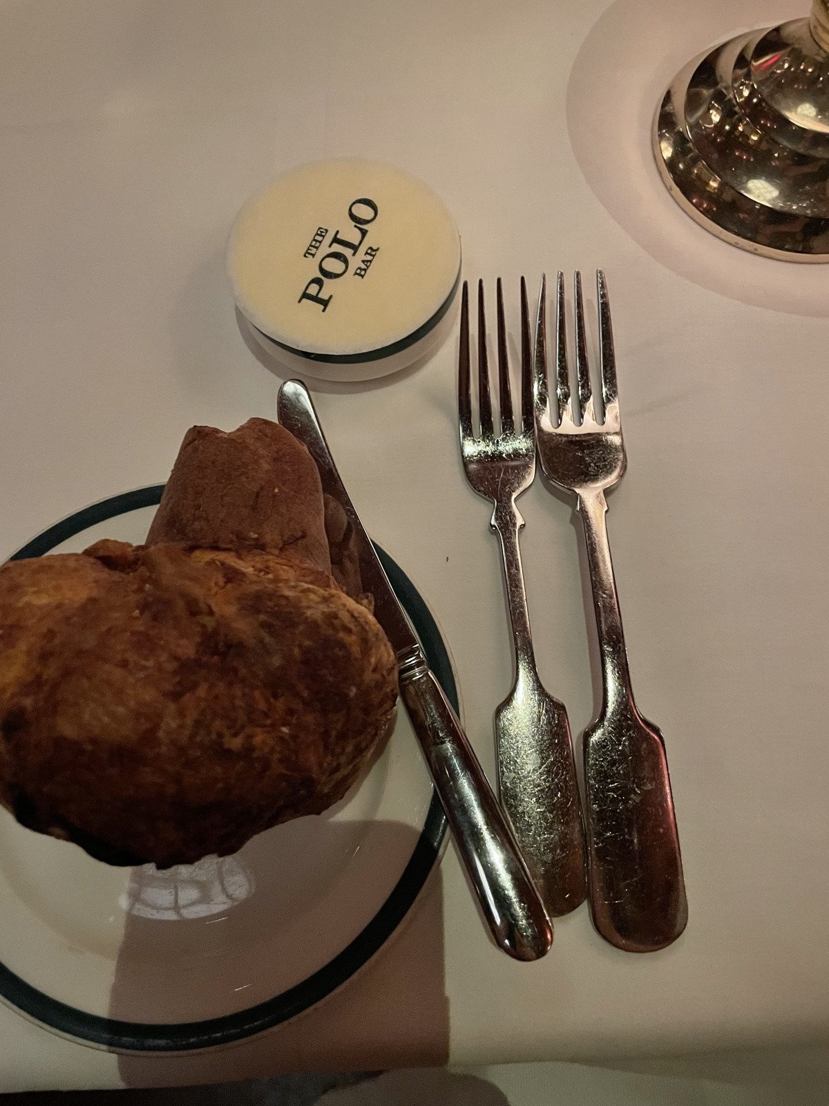 nyc polo bar table bread