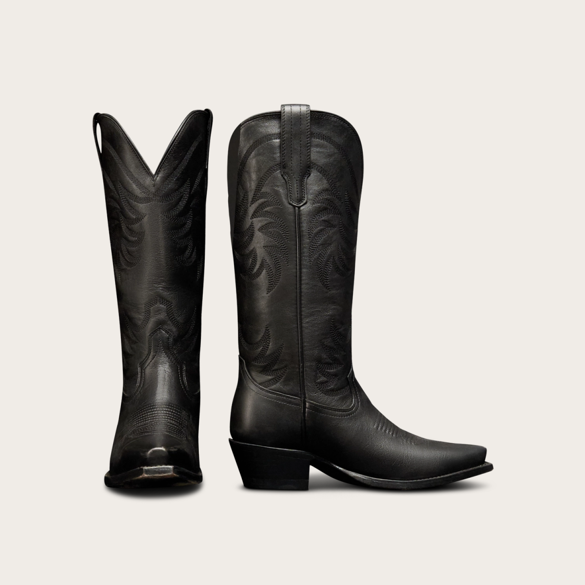 The Annie in Midnight Western boots