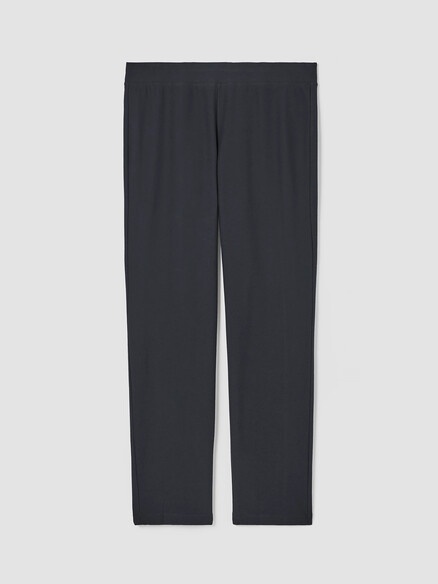 Eileen Fisher Washable Stretch Crepe Slim Pant in Graphite - Kaitlyn Meade outfits