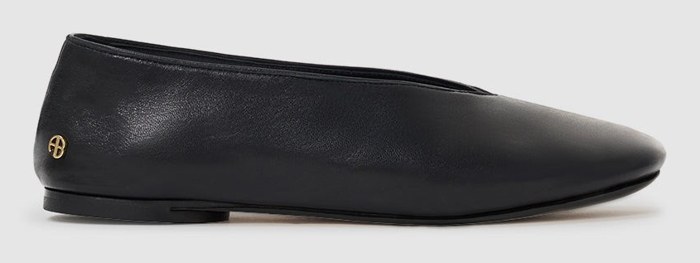 Anine Bing Ana flats in black - What to Wear in London