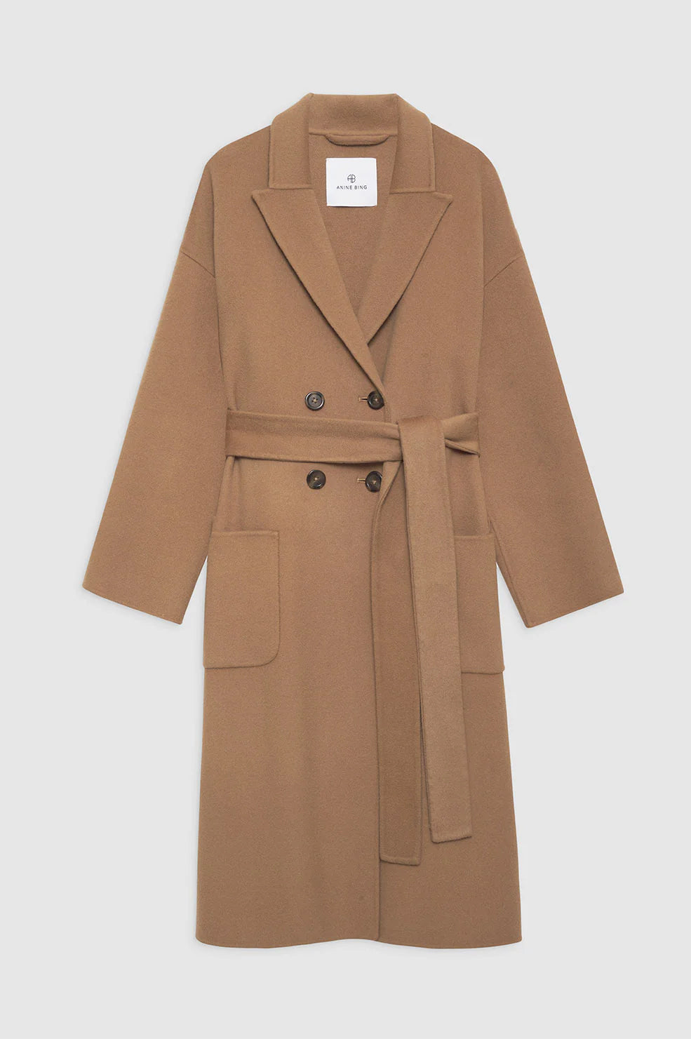 Anine Bing Dylan coat in Camel Cashmere Blend - Aspen in Winter Anine Bing Dylan coat in Camel Cashmere Blend - Aspen in Winter