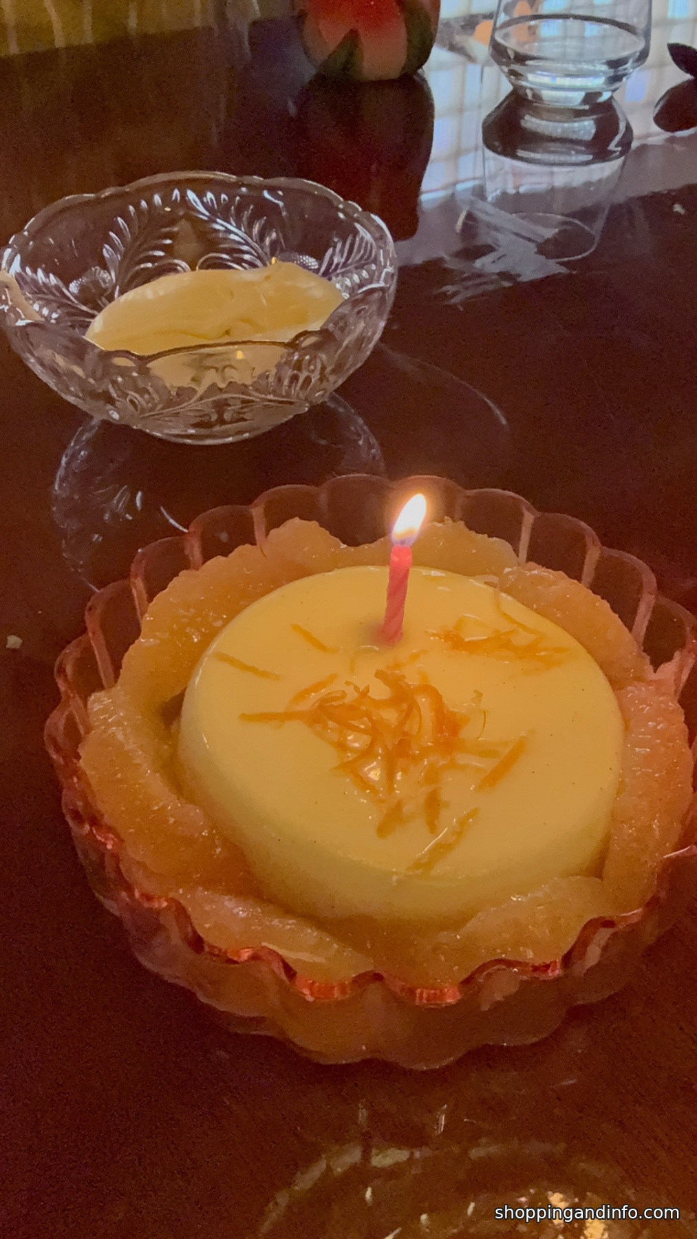 Birthday dessert at Bad Roman