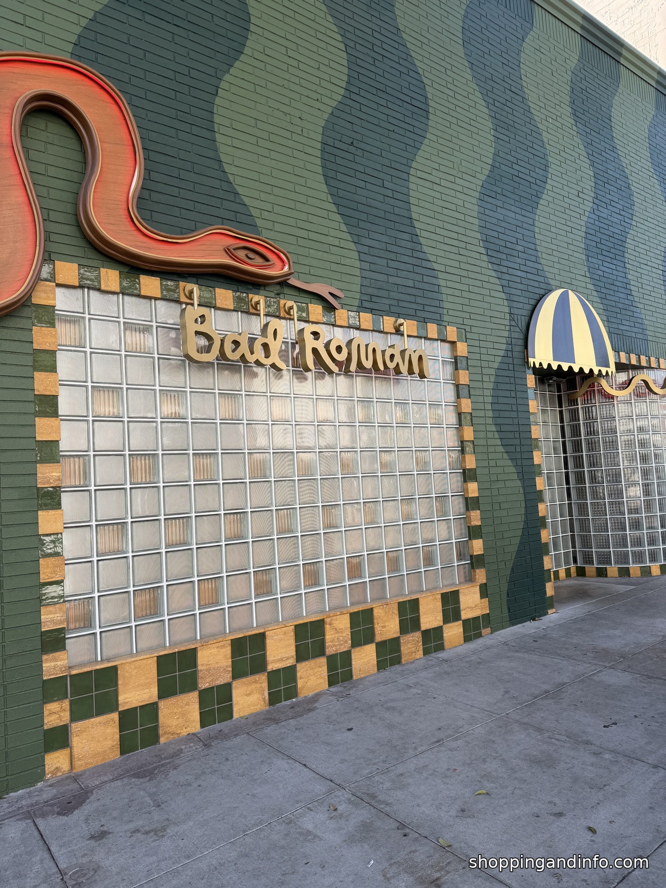 Bad Roman exterior sign in Beverly Hills