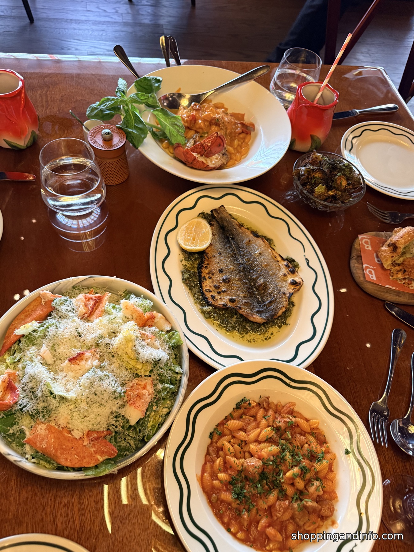Full table spread at Bad Roman